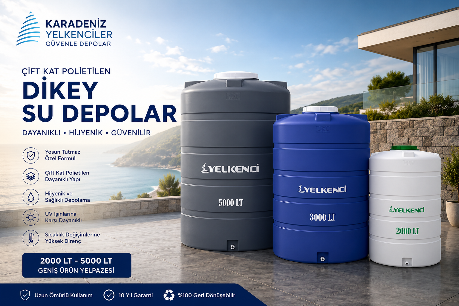 DİKEY SU DEPOLARI